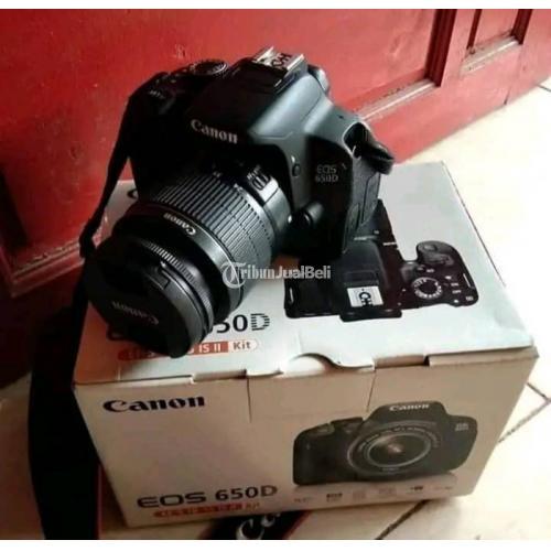 HP Canon EOS 650D Lensa Kit 18di135mm Bekas Mulus No Minus di