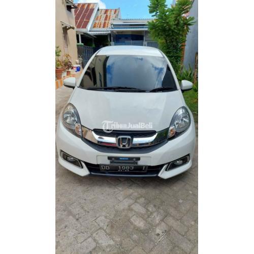 Mobil Honda Mobilio Tahun 2016 Matic Bekas Warna Putih Service Rutin - Makassar