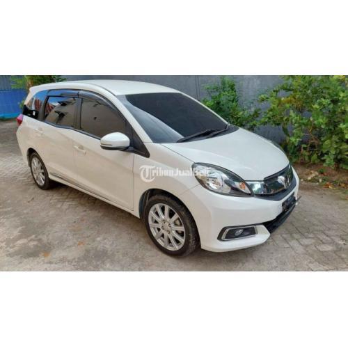 Mobil Honda Mobilio Tahun 2016 Matic Bekas Warna Putih Service Rutin - Makassar