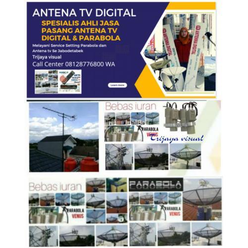 Ahli dan agen pasang antena TV digital set top box Tanjung Barat di Jakarta Selatan