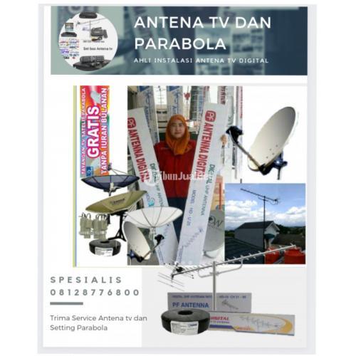 Agen toko pasang antena TV digital set top box & pasang parabola Batuceper