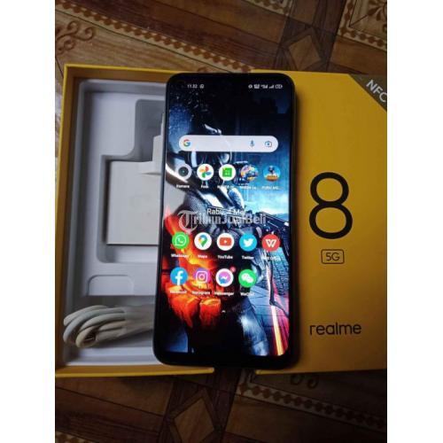 HP Realme 8 5G Ram 8/128 GB Biru Second Normal No Minus - Banjarnegara