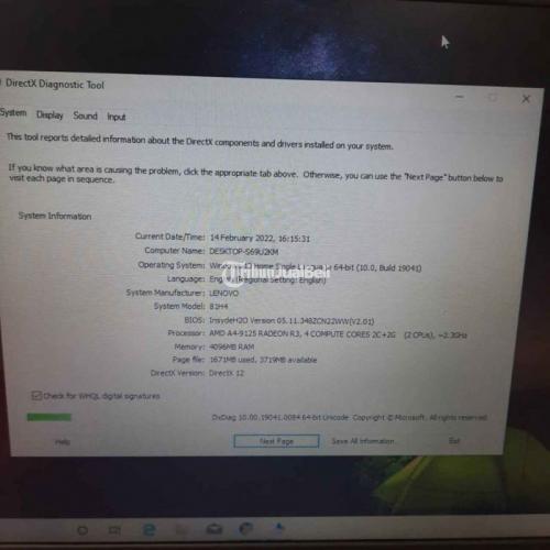 Laptop Lenovo 130di14AST Amd A4di9125 Gen 7Th Radeon R3 Graphics Ram 4 ...