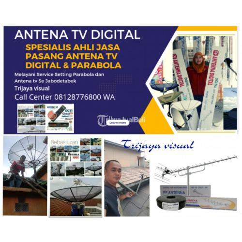 Pasang antena TV agen toko pasang parabola dan camera CCTV Cinere Limo Depok