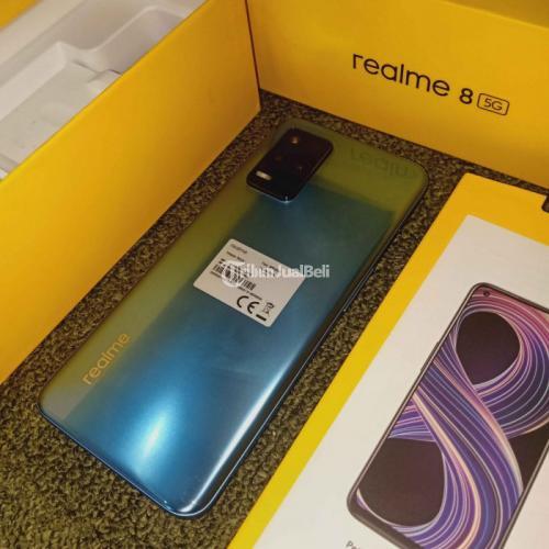 HP Realme 8 5G RAM 8GB Bekas Fullset Siap Pakai No Minus - Surabaya