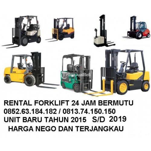 081374150150 SEWA,RENTAL FORKLIFT  BUKA 24 JAM WARUNG BUNCIT - KARANG TENGAH