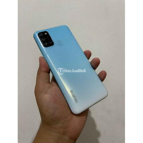 HP Realme 7i RAM 8/128GB Blue Seken Fullset Mulus Minus Pemakaian - Semarang