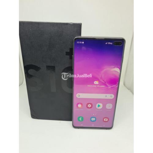 HP Samsung S10 Plus SEIN 8/128GB Bekas Lengkap Normal No Kendala - Jakarta Barat