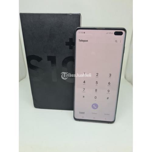 HP Samsung S10 Plus SEIN 8/128GB Bekas Lengkap Normal No Kendala - Jakarta Barat