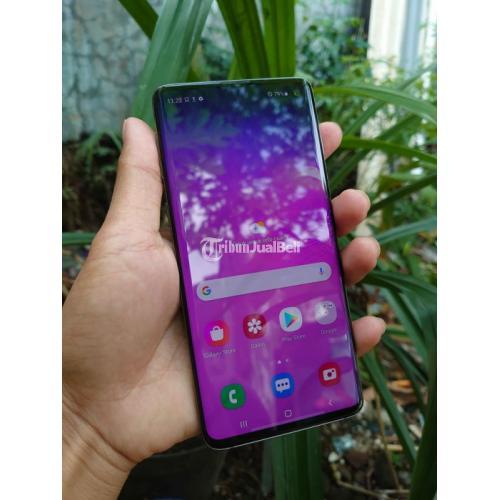 HP Samsung Galaxy S10 Fullset Bekas RAM 8/128GB Harga Nego - Semarang