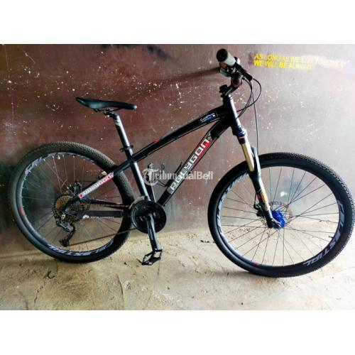 Sepeda Polygon Hello Kitty 26 Up ke 27.5 Full Laminasi Hitam Dop Bekas Nominus - Garut