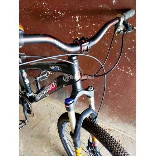 Sepeda Polygon Hello Kitty 26 Up ke 27.5 Full Laminasi Hitam Dop Bekas Nominus - Garut