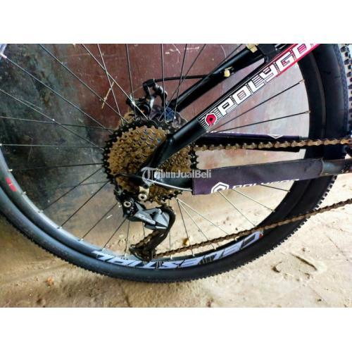 Sepeda Polygon Hello Kitty 26 Up ke 27.5 Full Laminasi Hitam Dop Bekas Nominus - Garut