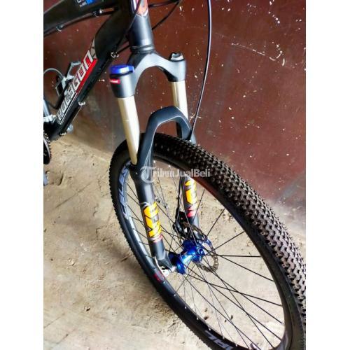 Sepeda Polygon Hello Kitty 26 Up ke 27.5 Full Laminasi Hitam Dop Bekas Nominus - Garut