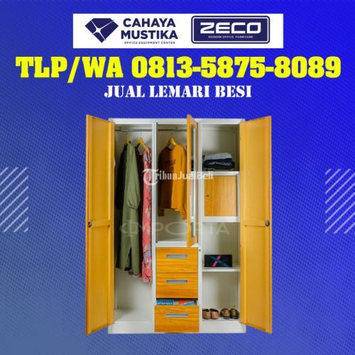 Lemari Baju Besi Sliding Anti Rayap di Malang Zeco