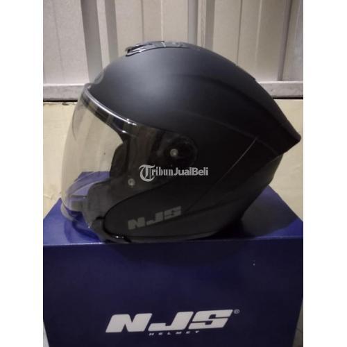Helm NJS Kairoz Black Doff Size L Bekas Like New Fullset Cakep Siap Pakai - Depok