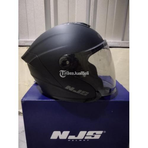 Helm NJS Kairoz Black Doff Size L Bekas Like New Fullset Cakep Siap Pakai - Depok