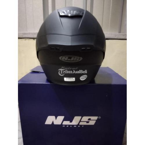 Helm NJS Kairoz Black Doff Size L Bekas Like New Fullset Cakep Siap Pakai - Depok