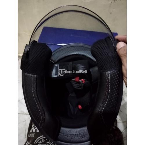 Helm NJS Kairoz Black Doff Size L Bekas Like New Fullset Cakep Siap Pakai - Depok