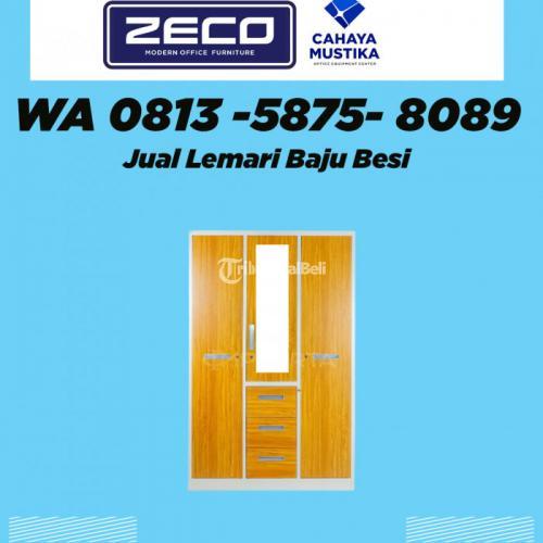 Lemari Pakaian Besi Kaca di Malang Zeco