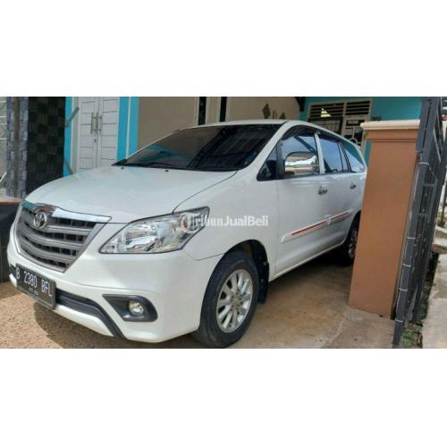 Mobil Toyota Kijang Innova Tahun 2015 Bekas Warna Putih Manual - Bekasi