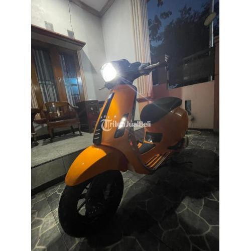 Motor Vespa Sprint 2018 iget ABS Bekas Mesin Halus Bonus Banyak Pajak On - Tangerang Kota