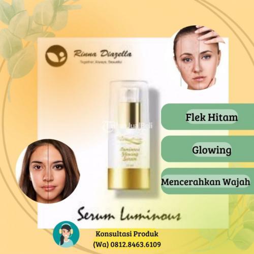 Cara Cepat Membersihkan Flek hitam Di Kulit wajah dengan Serum Luminous Rinna Diazella