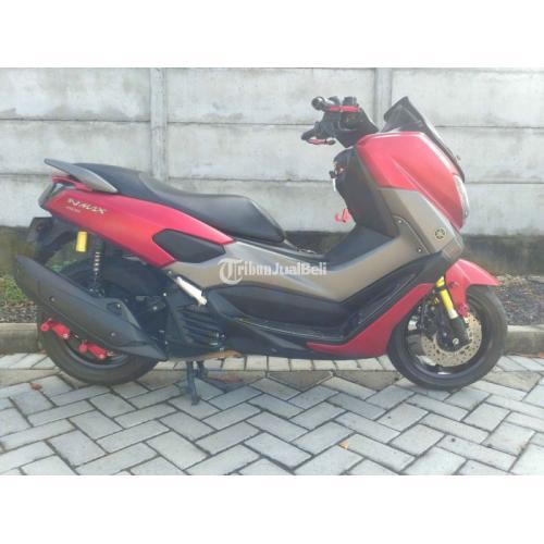 Motor Yamaha NMAX 2020 Bekas Warna Merah Surat Lengkap Pajak Panjang - Surabaya