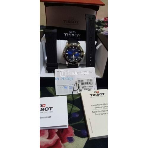 Jam Tangan Tissot Seastar Powermatic 80 Bekas Like New Mulus