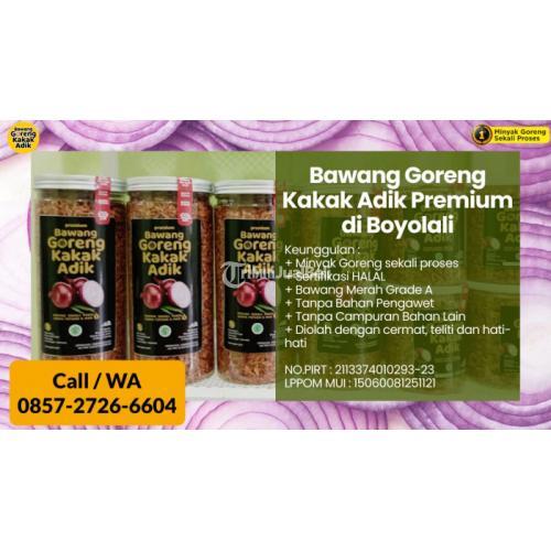 Bawang Goreng Kakak Adik Premium di Boyolali Call/WA 0857-2726-6604