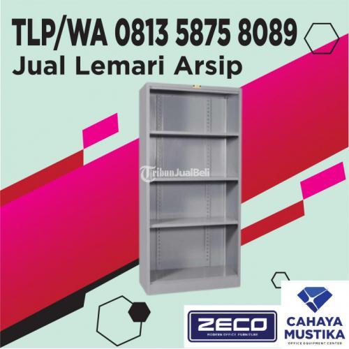 Lemari Arsip Besi Pintu Geser Kaca Zeco