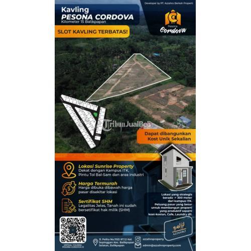 Dijual Tanah Kavling Strategis Dekat Kampus ITK ( Pesona Cordova III ) - Balikpapan