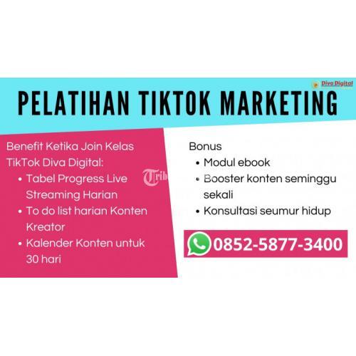 TERPERCAYA!! 0852-5877-3400, Pelatihan Tiktok Marketing di Malang, Pelatihan Tiktok Shop