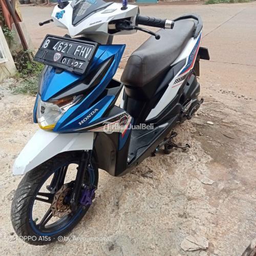 Motor Honda Beat 2016 Biru Seken Pajak Hidup Siap Pakai Biru Seken - Jakarta Selatan