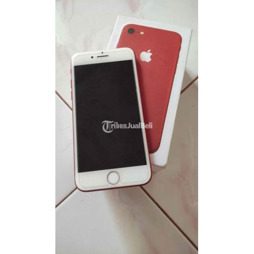 HP iPhone 7 128 GB Bekas Warna Merah Siap Pakai Harga Nego - Mojokerto