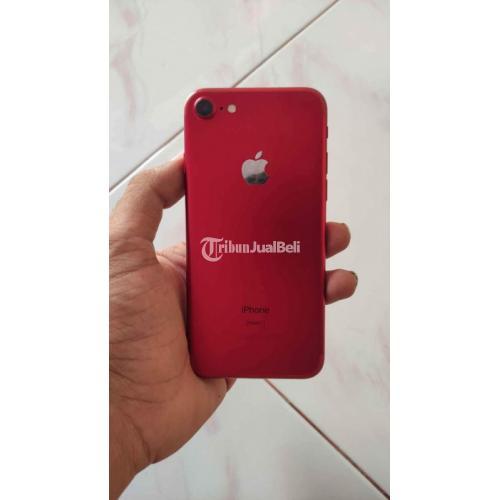 HP iPhone 7 128 GB Bekas Warna Merah Siap Pakai Harga Nego - Mojokerto