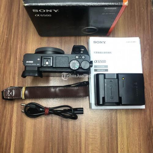 Kamera Mirrorless Sony A6500 BO Fullset Dusbook Bekas Normal Sensor Bersih - Jakarta Utara