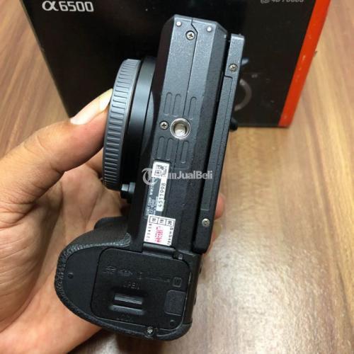 Kamera Mirrorless Sony A6500 BO Fullset Dusbook Bekas Normal Sensor Bersih - Jakarta Utara
