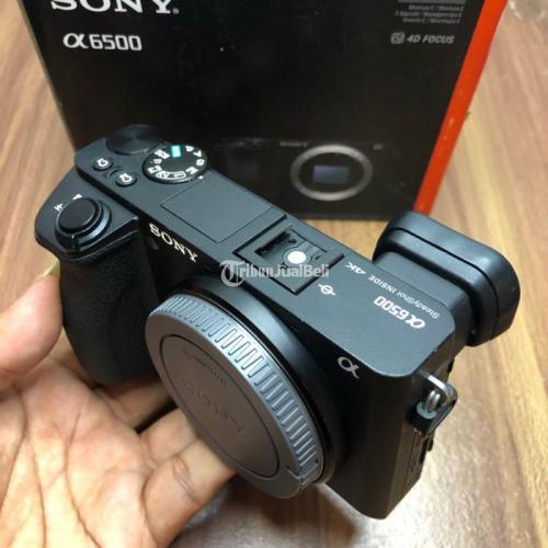 Kamera Mirrorless Sony A6500 BO Fullset Dusbook Bekas Normal Sensor Bersih - Jakarta Utara