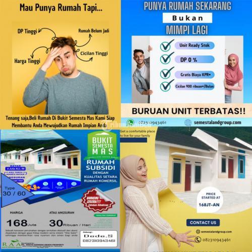 RUMAH SUBSIDI KUALITAS KOMERSIAL DIBOGOR BARAT