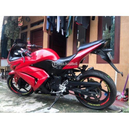 Motor Kawasaki Ninja 250 Karbu 2010 Bekas Kelistrikan Normal Bisa TT - Jakarta Timur