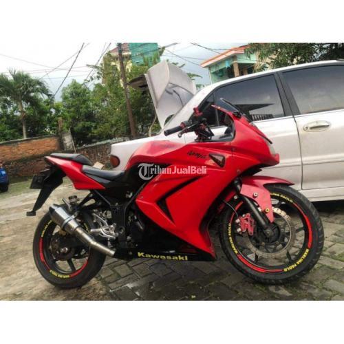 Motor Kawasaki Ninja 250 Karbu 2010 Bekas Kelistrikan Normal Bisa TT - Jakarta Timur
