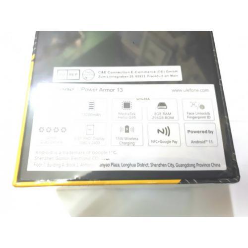 Handphone Ulefone Power Armor 13 Outdoor Baterai 13200mAh RAM 8/256 IP68 Certified