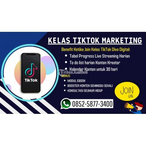 TERPERCAYA!! 0852-5877-3400, Pelatihan Tiktok Marketing Palembang, Pelatihan Tiktok Shop Palembang