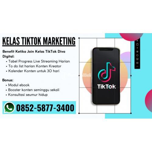 TERPERCAYA!! 0852-5877-3400, Pelatihan Tiktok Marketing Palembang, Pelatihan Tiktok Shop Palembang