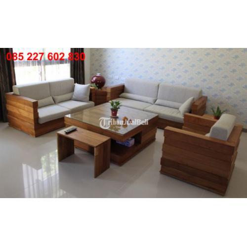 Kursi Tamu Jati Minimalis - Jakarta Barat