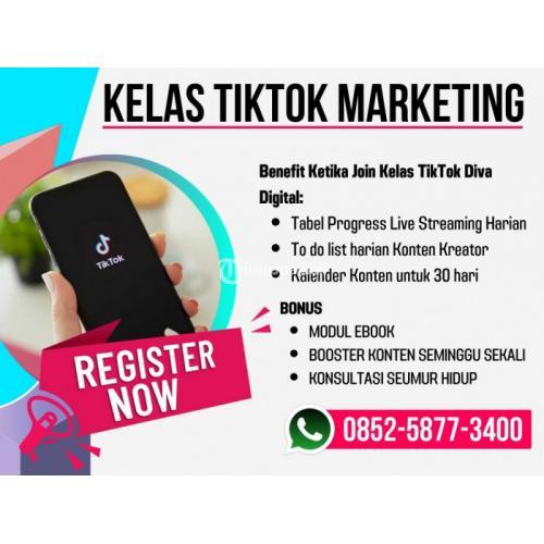 TERPERCAYA! 0852-5877-3400, Pelatihan Tiktok Marketing di Mojokerto, Pelatihan Tiktok Shop Mojokerto