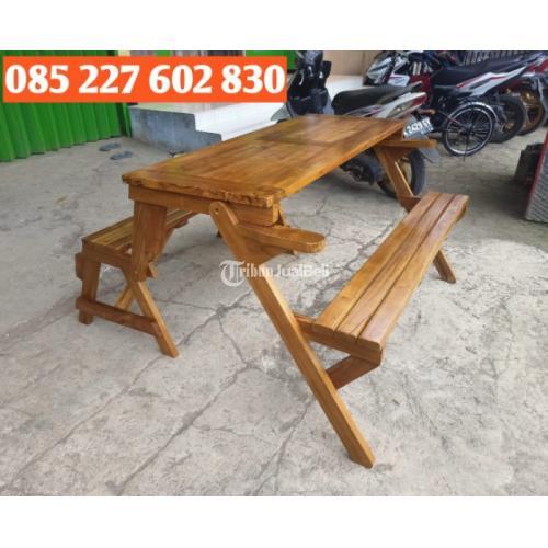 Meja Makan Cafe Kayu