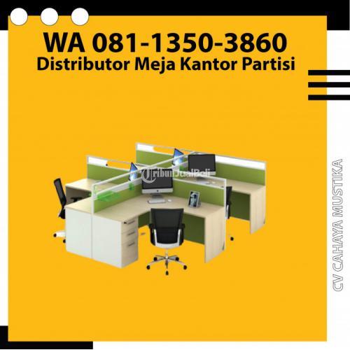 Distributor Meja Kerja 8 Staff Kantor di Malang