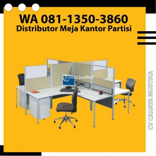 Distributor Meja Kerja 8 Staff Kantor di Malang
